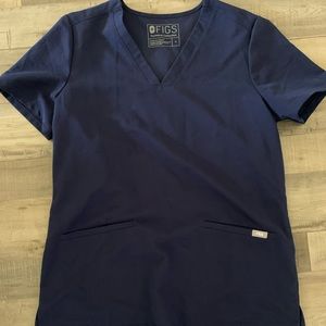 Figs scrub top -Casma 3 pocket top Small